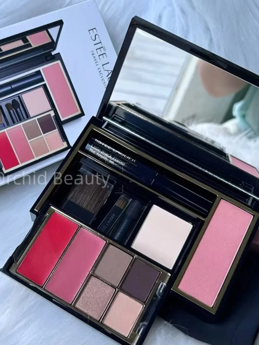 New Estee Lauder Travel Exclusive Makeup Set (Lipstick+Eyeshadow+Blush+Mascara)